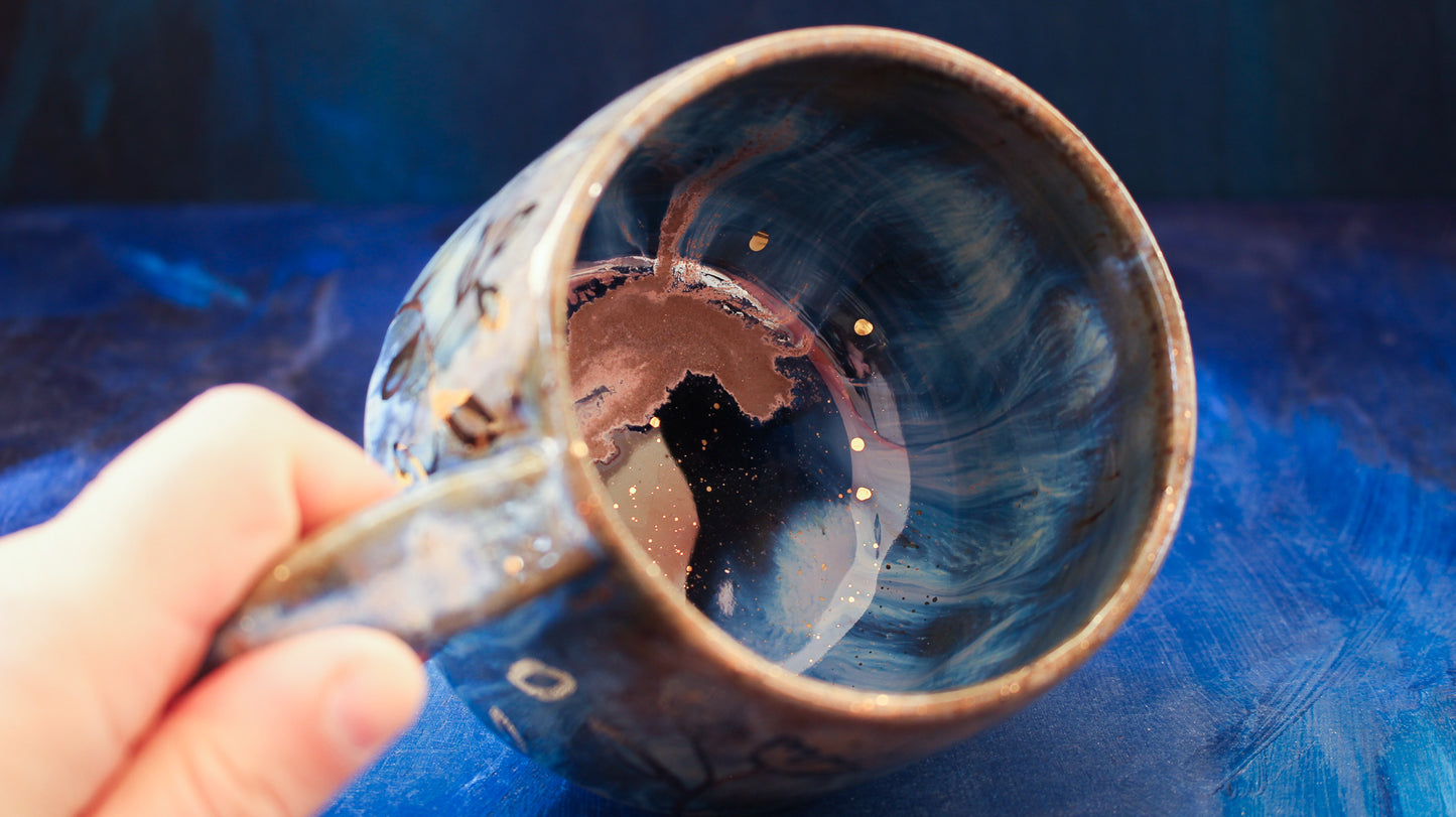 20oz Golden Drip Blossom Mug (02